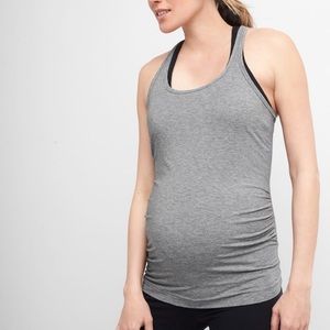 Maternity GapFit Breathe racerback tank